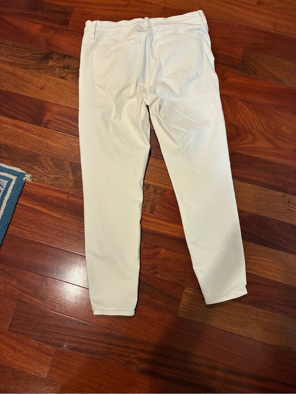 J. Crew Women's White Slim Tapered Jeans
